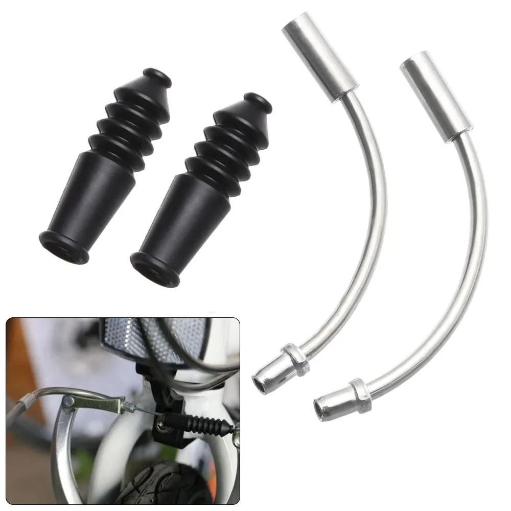 Choose Bike Accessories, Bicycle V Brake Bolts+Cable Guide Bend Tube+Pipe Sleeves Protector Hose Brake Noodle,MTB Road Cycling