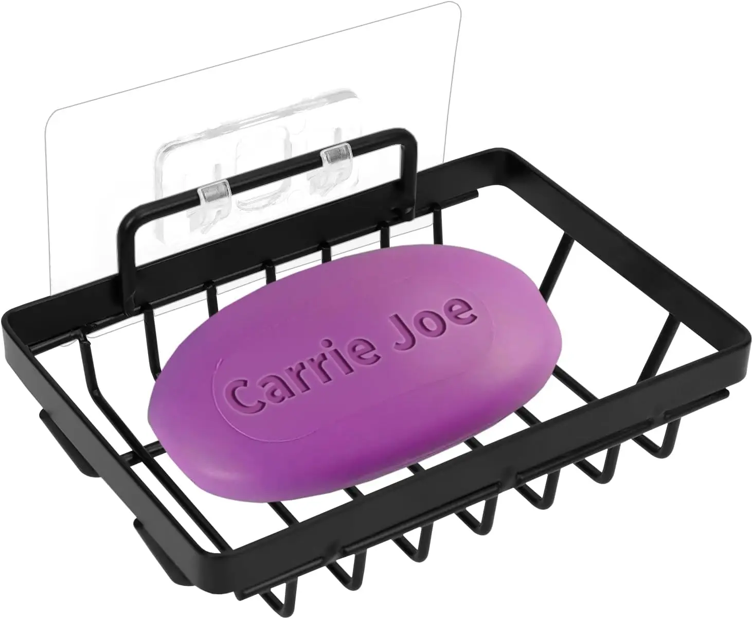 

Stainless Steel Wall Mounted Soap Holder Tray for Bathroom & Kitchen, No Drilling Required