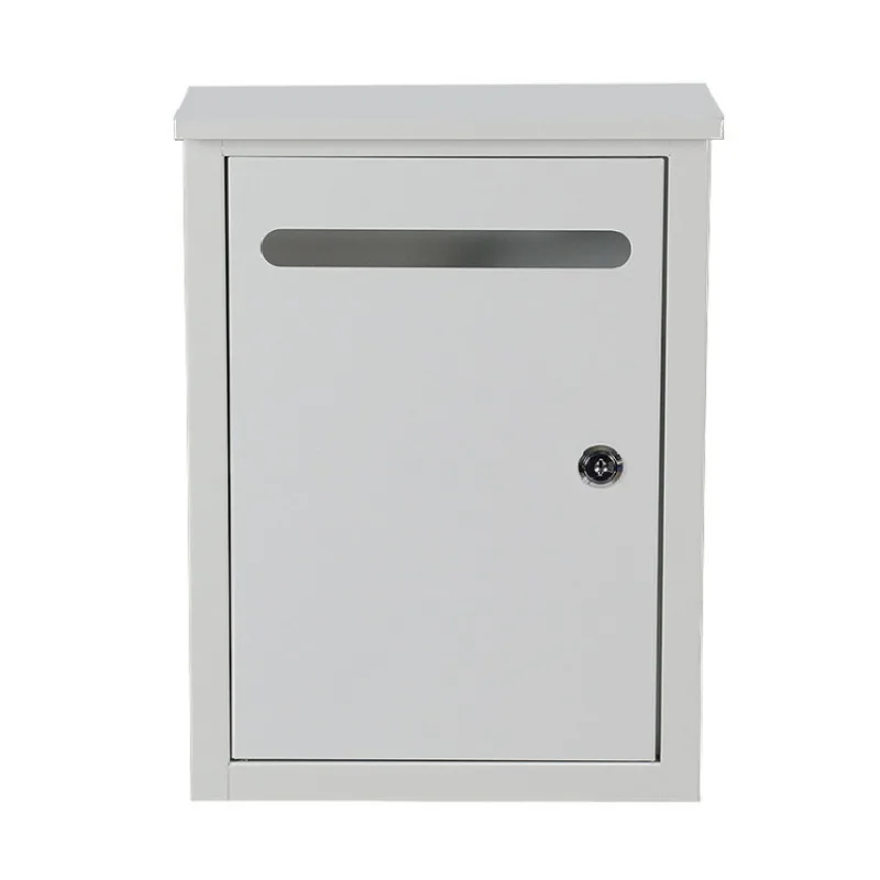 Stainless steel mailbox Outdoor community letter box Household letter box