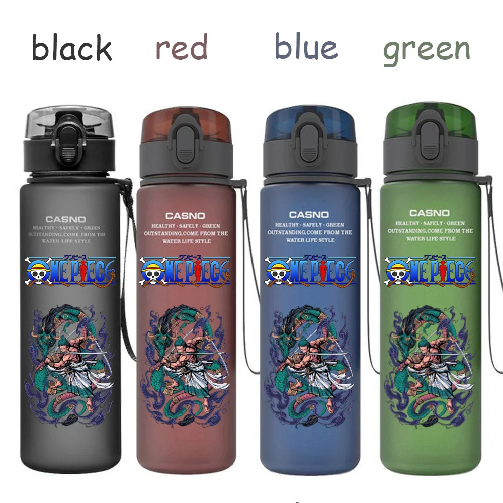 560ML One Piece Water Cup Children Portable Plastic Cartoon Luffy Nami Ace Outdoor Large Capacity Sport Water Drinking Bottle view 5