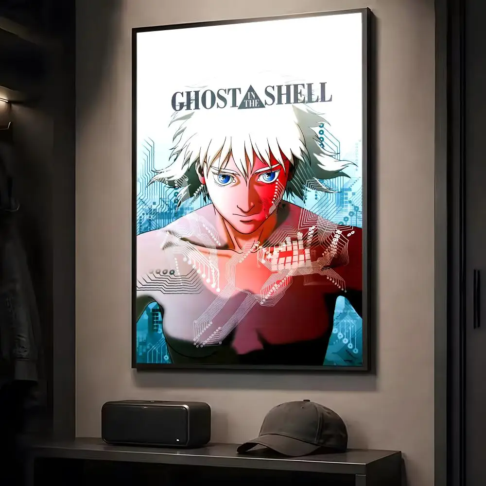 Anime G-Ghost In The Shell Cool Painting Calligraphy HD Art Wall Room Decor Home Waterproof Home Living Bar Decorative Paintings