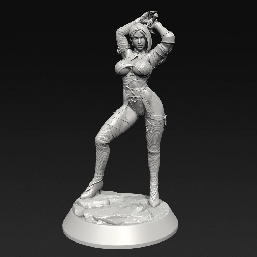 The height of man 38mm 50mm 75mm Resin model figure beauty colorless and self-assembled TD-7517 /3D