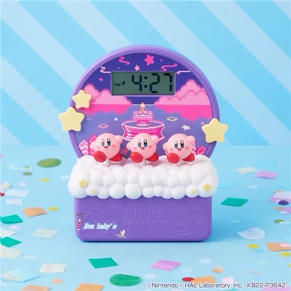 Japan Kirby Star New 30th Anniversary Limited Dream Spring Alarm Clock Toys Hobbies Action Figures Holiday Gifts for Children