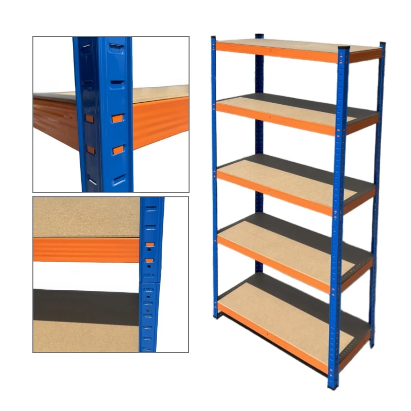 Modular Fitness Lockers,Powder Coating Shelving Customized Color Home Storage Slotted Boltless Shelves Garage Metal Unit Rack