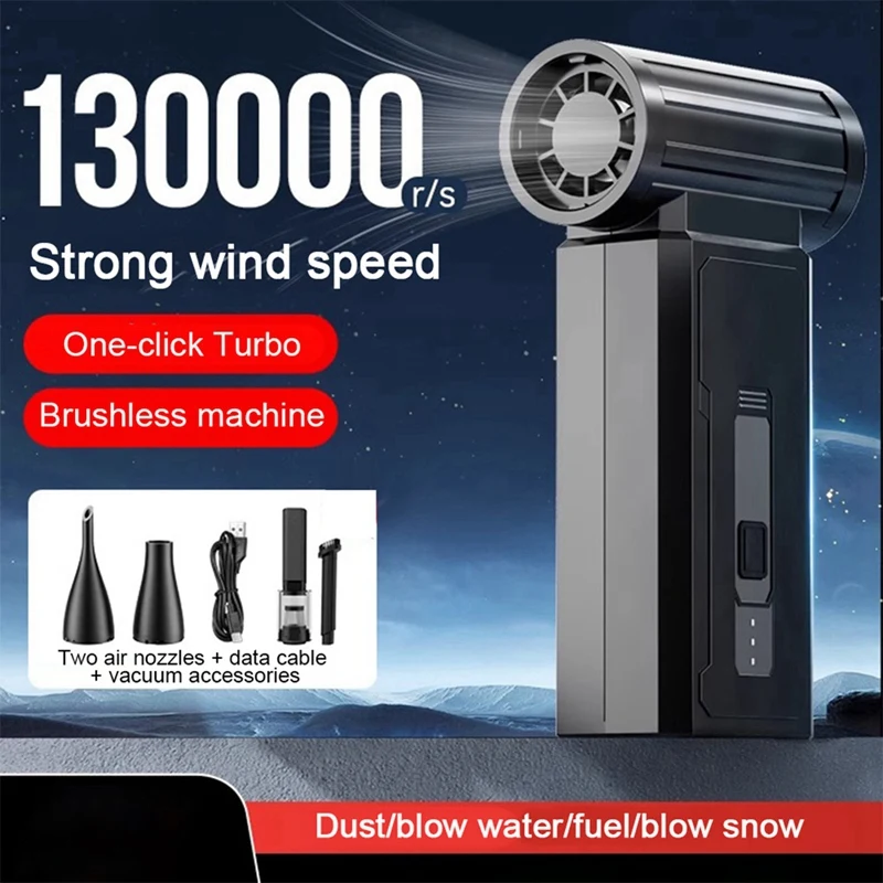 ABKR-مروحة نفاثة توربو صغيرة 130000   RPM 35M/Sturbo مروحة عنيفة محرك بدون فرش منفاخ هواء قوي مع مروحة قناة عالية السرعة