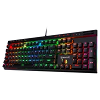 Redragon K580 VATA RGB 104 teclas LED USB retroiluminado mecánico para juegos retroiluminación con cable teclado de ordenador Anti-ghosting con tecla Macro