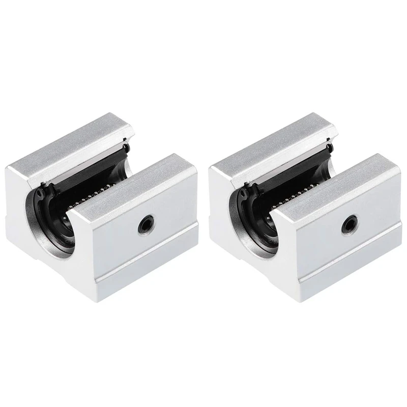 

2 Pcs SBR12LUU SBR12 LUU 12Mm Linear Bearing Motion Pillow Long Slide Block For 12Mm Linear Guide Rail