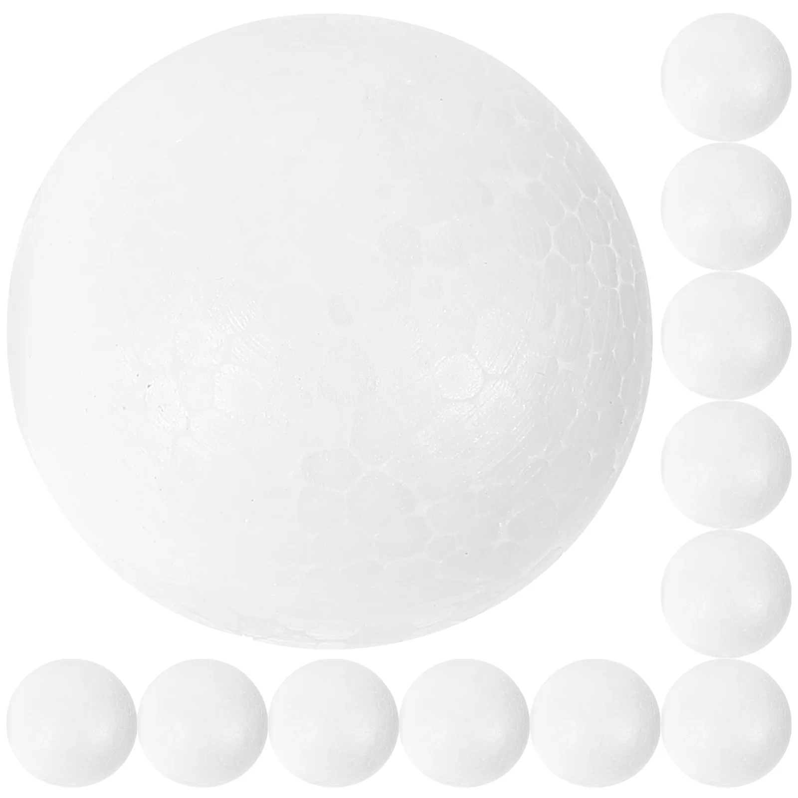 100 قطعة 5 سنتيمتر رغوة نصف كرات المواد الحرفية البيضاء Diy بها بنفسك اللوحة عيد الميلاد زخرفة الأطفال الفن مشروع لوازم البوليسترين