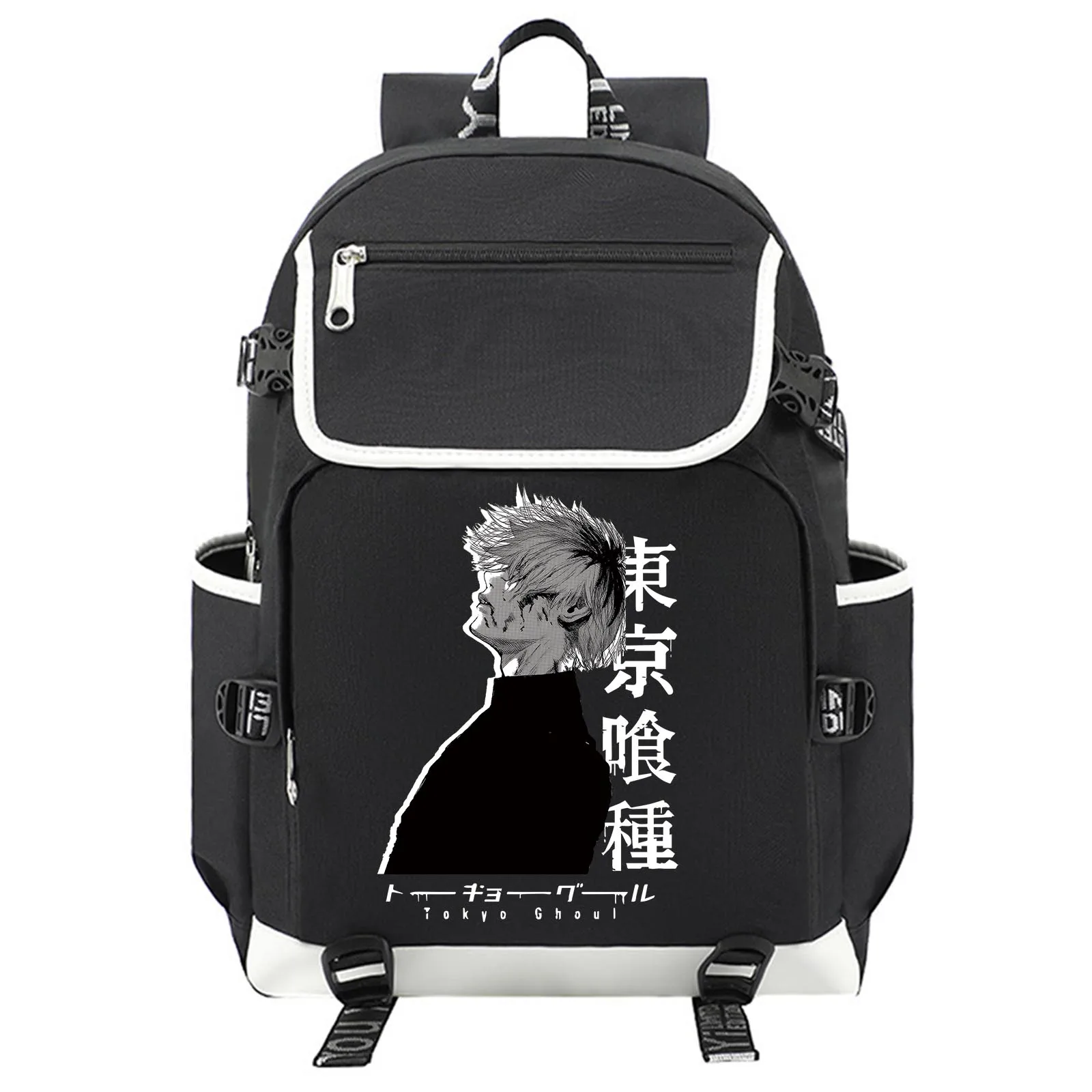 Anime Tokyo-Ghoul Backpack Girl Boy Student Teenager Rucksack Casual School Bags Travel Mochila