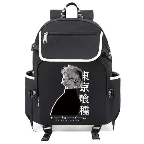 Anime Tokyo-Ghoul Backpack Girl Boy Student Teenager Rucksack Casual School Bags Travel Mochila