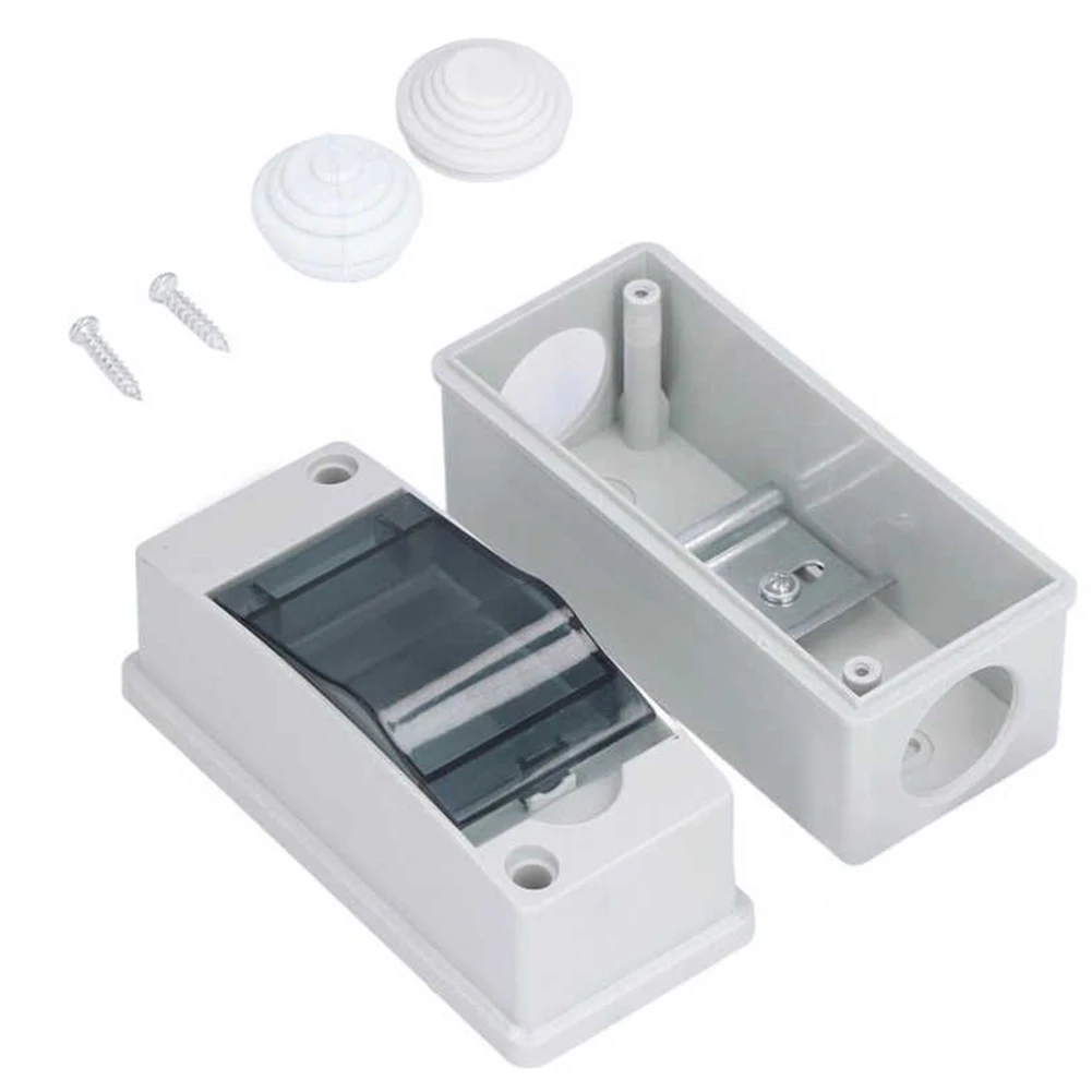 Junction Box Distribution Box 120 * 55 * 95mm ABS Circuit Breaker Easy Installation HT Series MCB Switch Outdoor