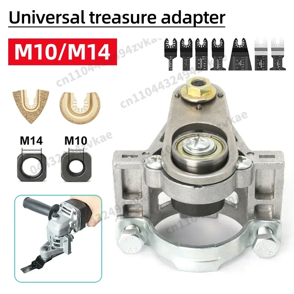 Hot Sell Angle Grinder Conversion Head Adapter M10 M14 Thread for 100 125 Type Polisher Polishing Oscillating Tool One-piece