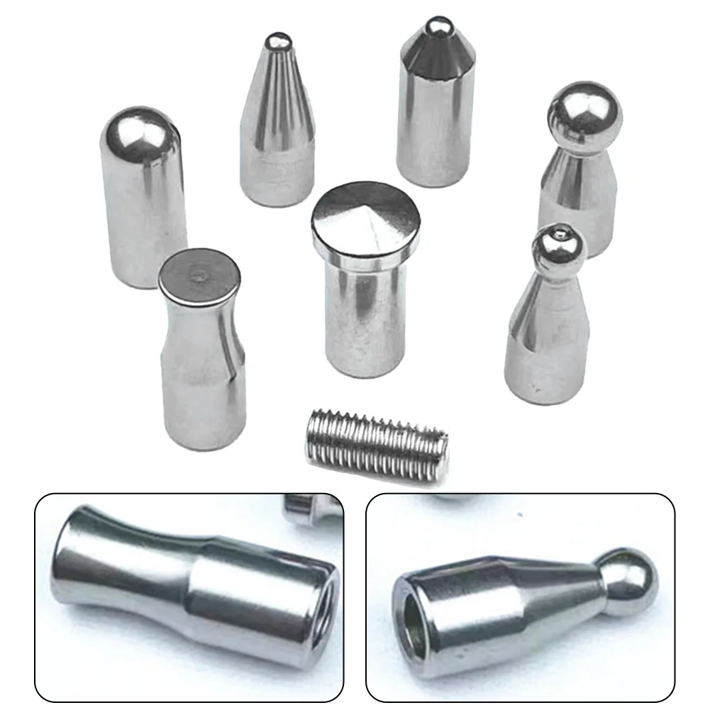 7pcs Car Dent Repair Tool Kit with Multiple Detachable Stainless Steel Replacement Hammer Heads for Dent Leveling