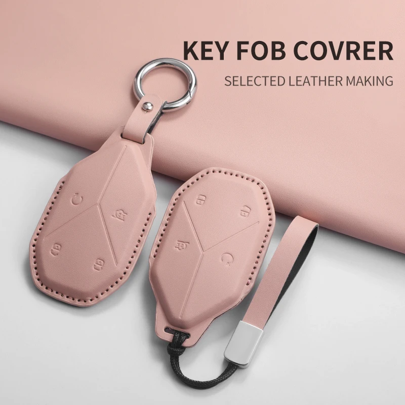 

For BYD Formula Leopard SUPER 5 SUPER 8 SUPER 3 9Control Protect Cover Durable Accessories PU Car Key Case Cover