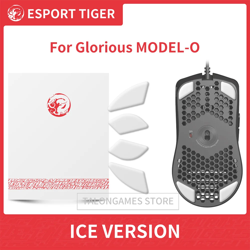 

1Pack Original Esports Tiger Gaming ICE Version Enhanced Edition Mouse Feet Mouse Skates for Glorious Model O Wireless Mouse