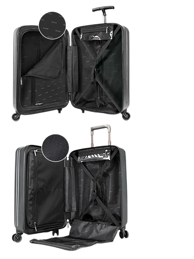 Koper Kotak-kotak Roda Tas Asrama Fashion Wanita Koper Pria Kapasitas Besar