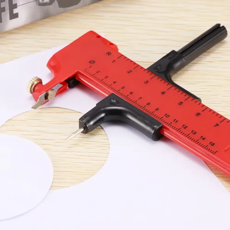 Rotary Compass Circle Cutter Paper Cardboard Rubber Vinyl Leather Art Craft Tool  Circular Cutter