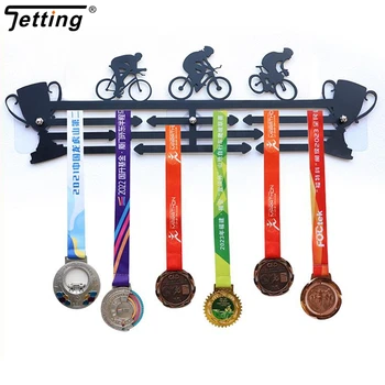 家庭やオフィスの装飾、medalホルダー、金属製の鉄のラック、壁に取り付けられたmedal hangers、ゲームレースのメダルフレーム、30種類