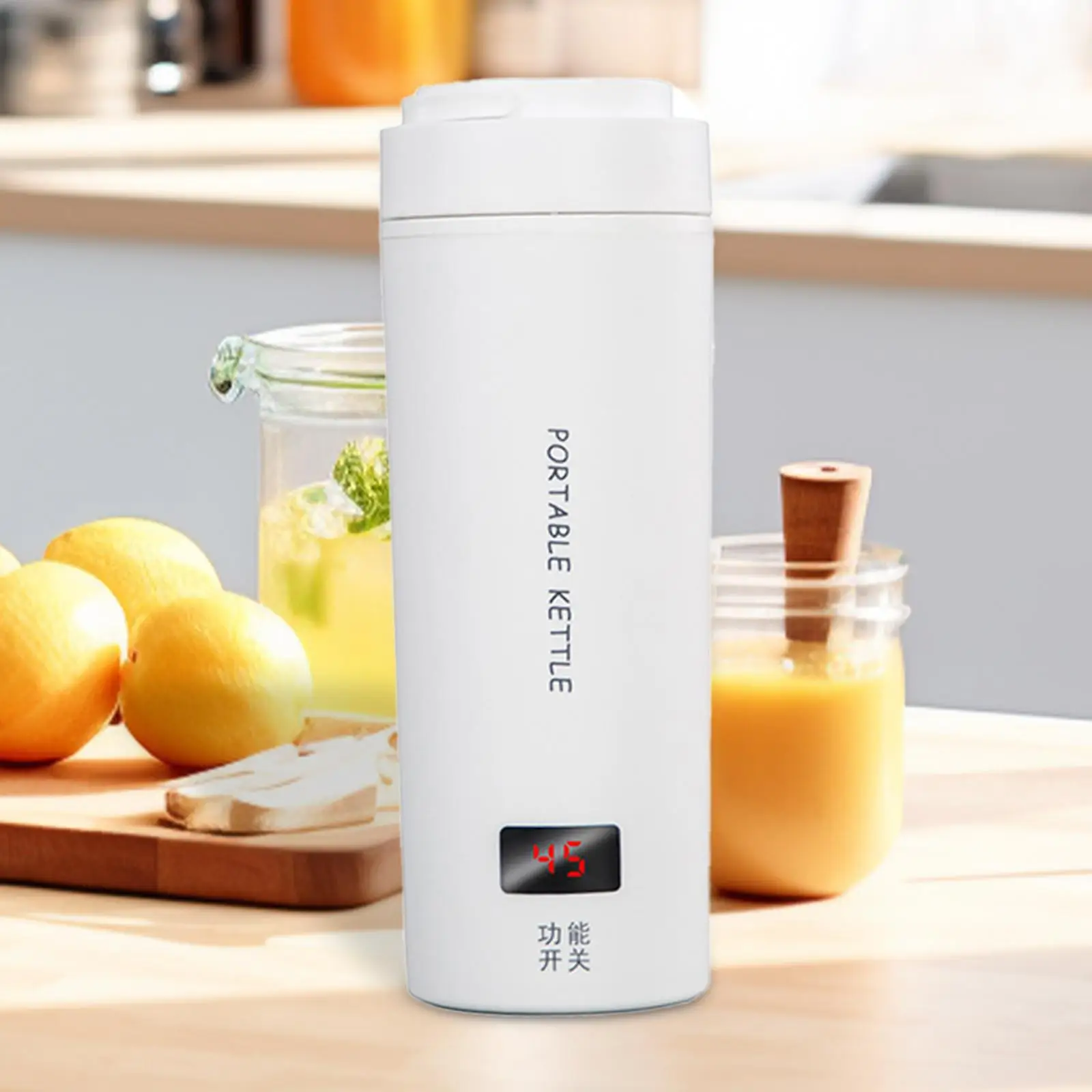

Portable Electric Kettle for Travel,Hot Water Boiler,Stainless Steel 500ml Leakproof Electric Tea Coffee Kettle for Outdoor