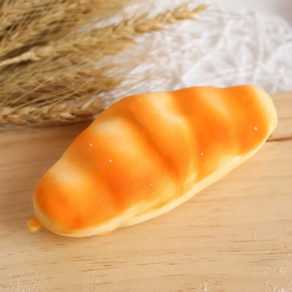 Creative PU Squeeze Food Stress Relief Bread Simulation Bread Toast Donuts Pinch Display Ornament
