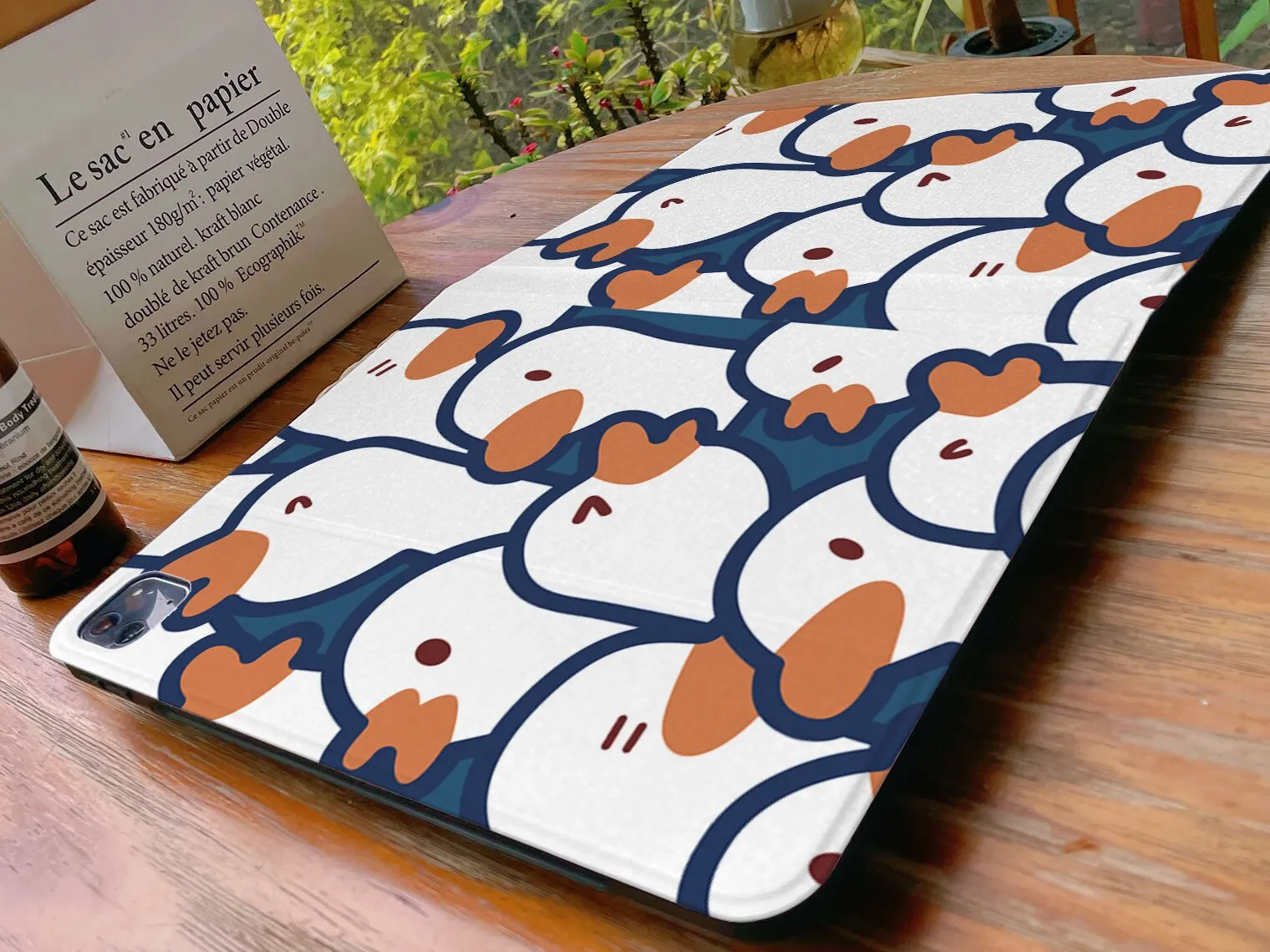 Lovely Goose Cartoon ipad case For Apple Air 10.9 iPad Pro 2020 Cover for iPad 10.2 11 12.9in 2021 Mini 5 6 Case