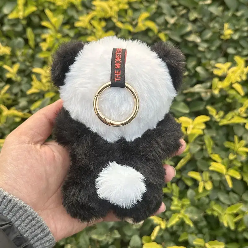 Nuovo arrivo Monster Labubu Serie Panda cinese Crea bambole in vinile fatte a mano con cambiamento Ornamento Replica Giocattoli da tavolo Regali di compleanno