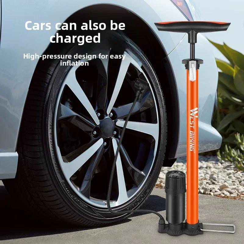 

High-Pressure Vertical Inflator WEST BIKING for Bicycle Electric Vehicle Home Use