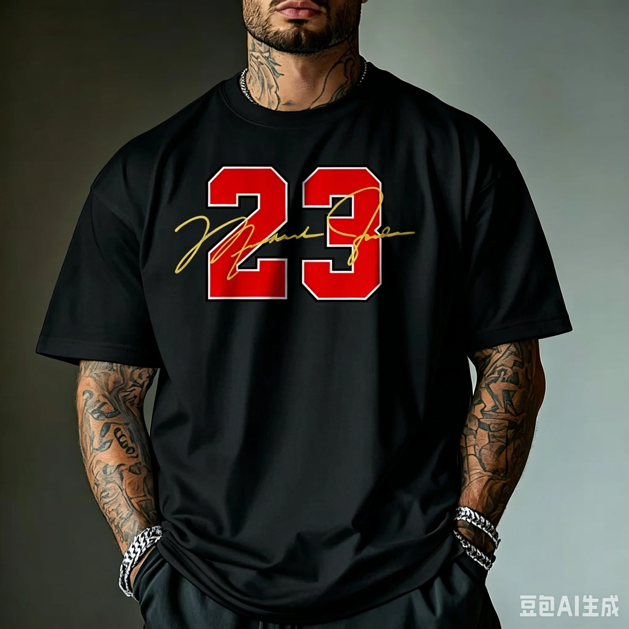 2026 Korean street fashion - versatile men's and women's style T-shirts 23 TShirt Athletic Casual Style White Men