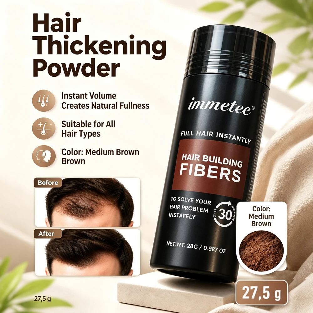 New Hair Fibers Keratin Thickening Spray Hair Building Fiber Poudre 27.5g Instant Regrowth Powders Better Hair Loss Concealer