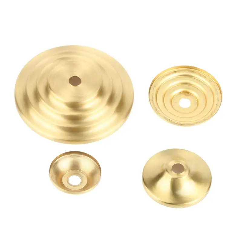 M10 Ceramic Desk Lamp Brass Base Cover Pure Copper Desk Lamp Plate I-Shaped Connector DIY Brass Lighting Hardware Accessories
