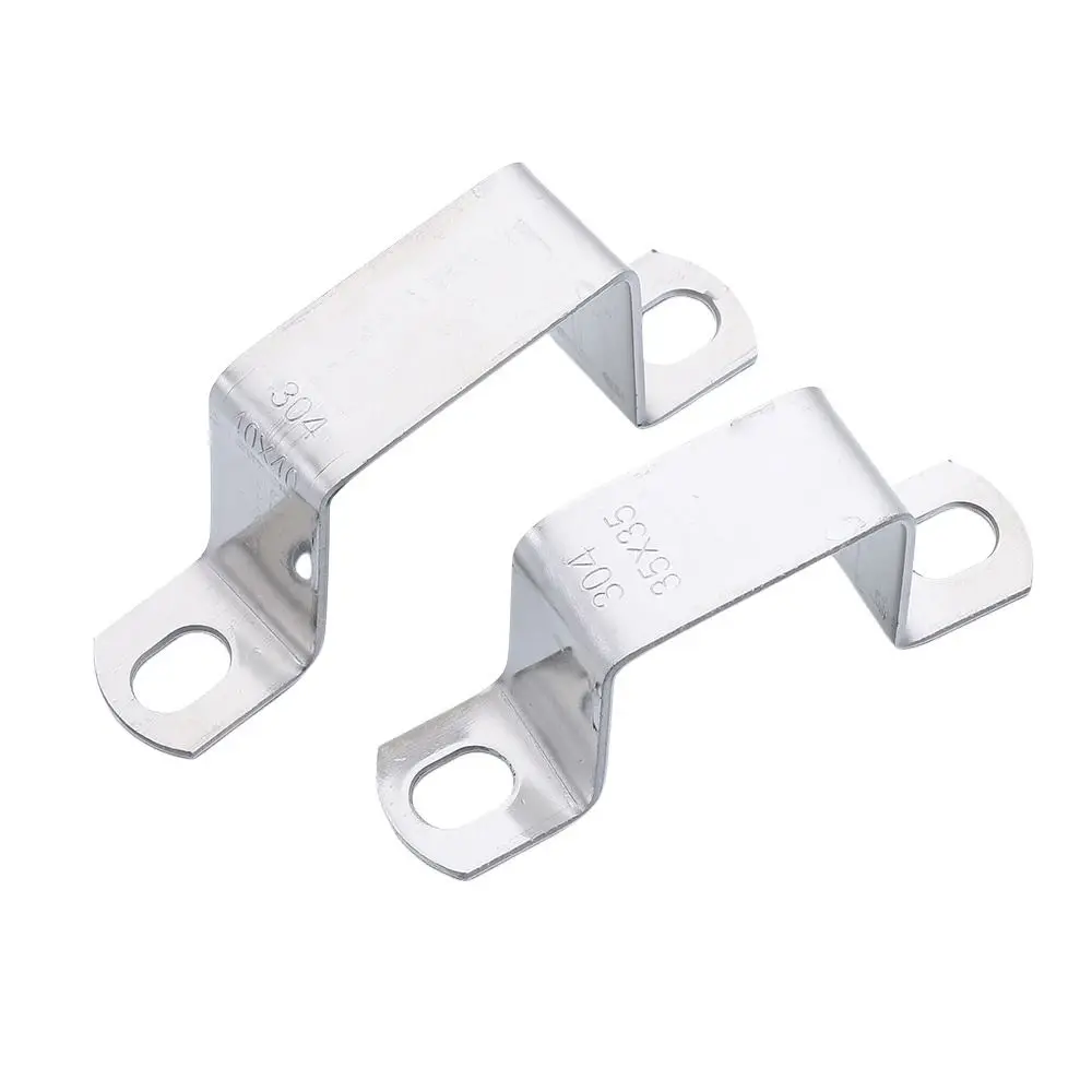 Saddle Clip Horseback Hose Clamp M-shaped U-shaped Square Rectangle Plumbing Tightening Ohm Tube Card 304 Stainless Steel