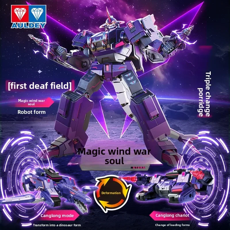 

AULDEY Quantum Team - Quantum Magic Wind Battle Spirit & Super Sonic God of War Transforming Toys | Ideal for Action-Loving Kids