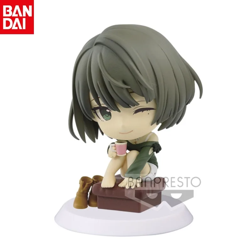 Bandai Genuine Idol Master Cinderella Girl Q-version Takagaki Kaede Amusement Anime Area Japan Action Figure Cartoon Characters