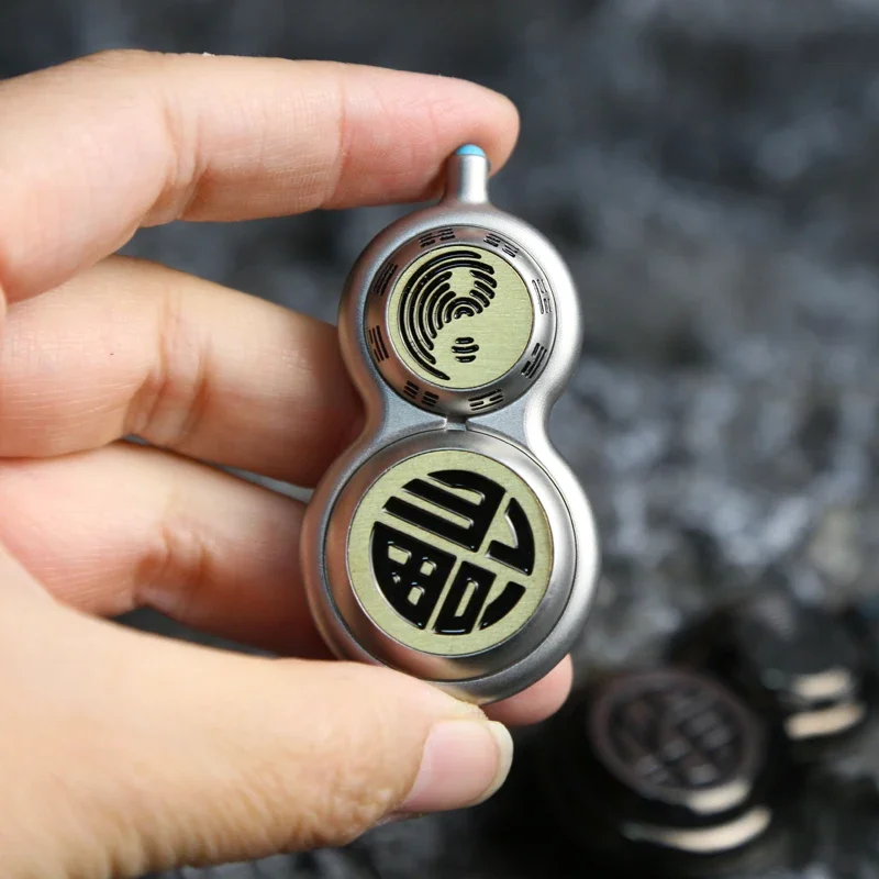 Cucurbit Spinner Fidget Slider Metallo Fidget Toys Strumento ADHD Anti-ansia Giocattoli da scrivania Giocattoli antistress Regali per adulti