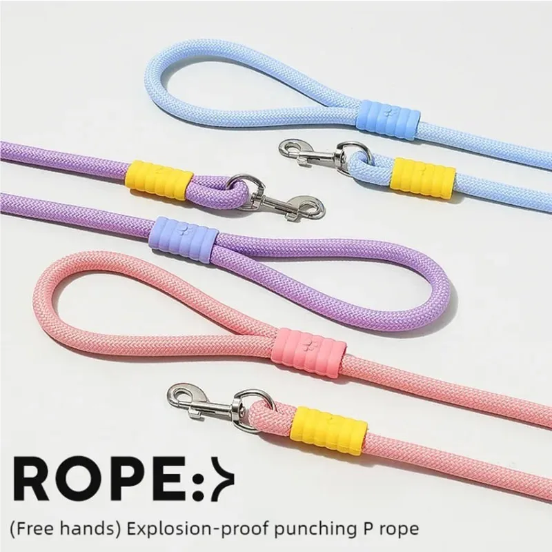 

Dog walking leash outdoor dog dopamine contrasting leash pet supplies