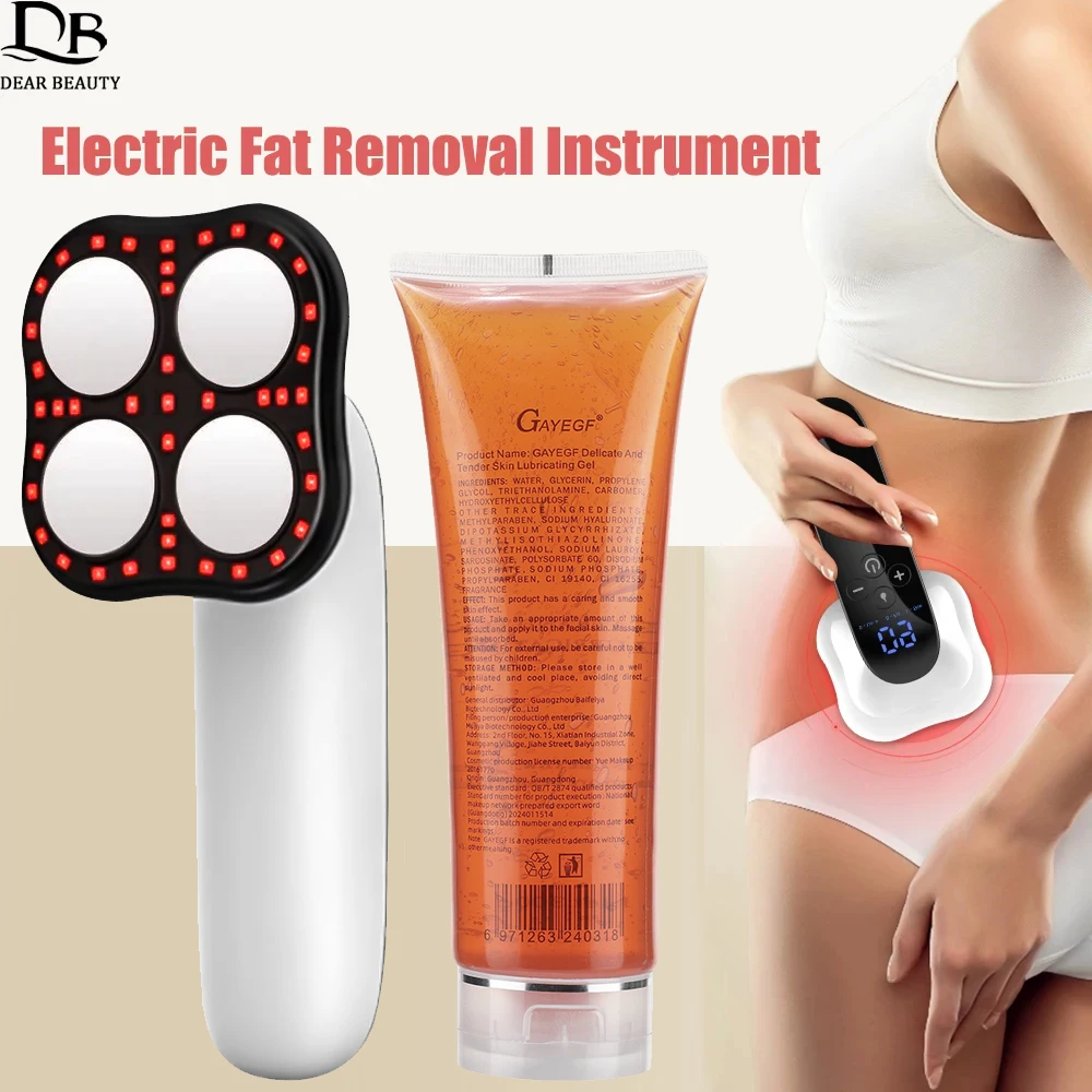 EMS Fat Burning Device 300g Ultrasonic RF Conductive Gel Weight Loss Body Slimming Massager Skin Lifting Shaping Massage Machine