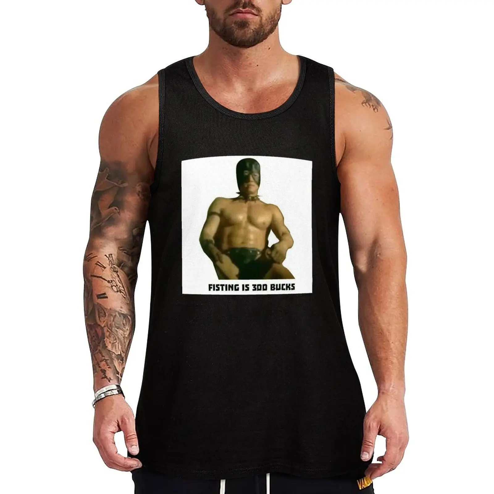 Dungeon Master 300 bucks Tank Top T-shirt for fitness bodybuilding men Men's tops