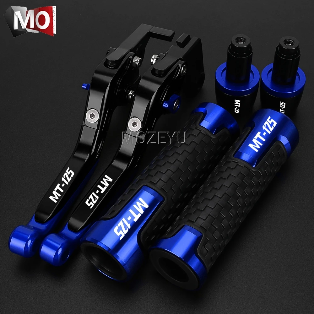 

Clutch Lever Brake Lever Set For YAMAHA MT 125 MT-125 MT125 2014-2018 2019 2020 2021 2022 2023 2024 2025 Handlebar Grips Ends
