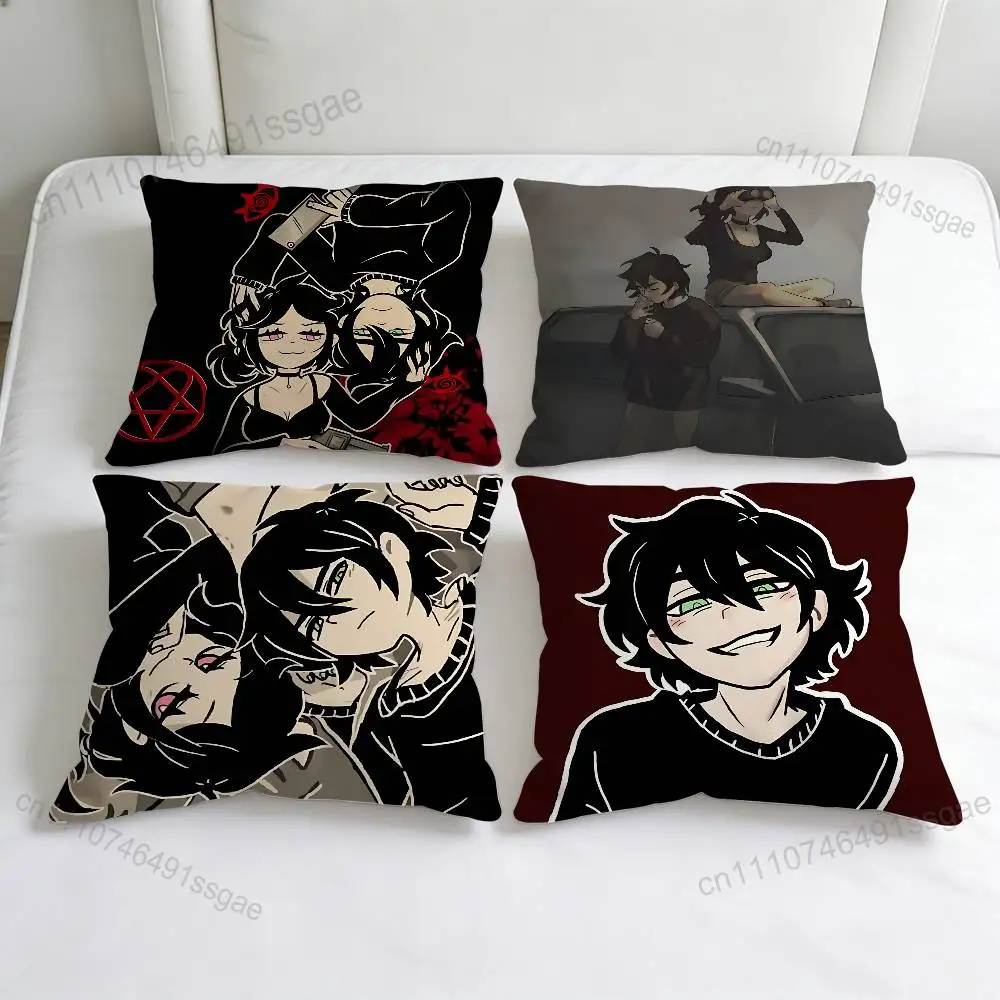 

A-Andy and L-Leyley Decorative Square Pillow Cover Soft & Comfortable Pillow Case Sofa Bed Home Decoration