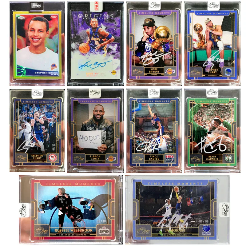 Paquete de Tarjetas Coleccionables Topps 2023 One Moment Signature Special de James Harden, Kobe Bryant y Jordan, Regalo para Fanáticos en Navidad o Cumpleaños