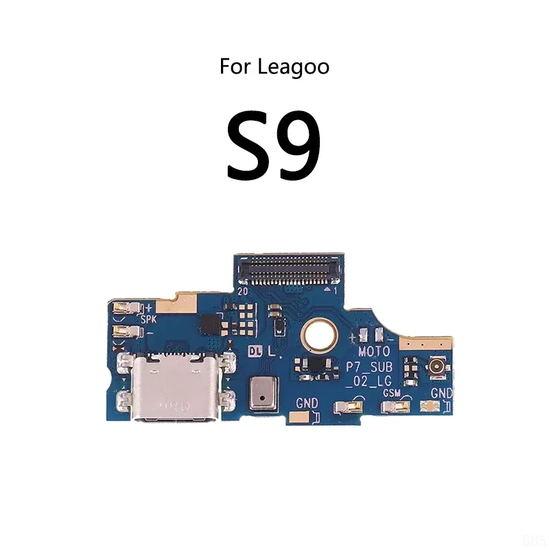 Doca de carregamento usb conector porta soquete jack placa carga cabo flexível para leagoo t8s t10 s8 s9 m5 m8 m9 pro m11