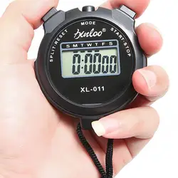 Portable Handheld Sports Stop Watch Digital Display Fitness Timer Counter 4Colors For Sports Stopwatch Chronograph