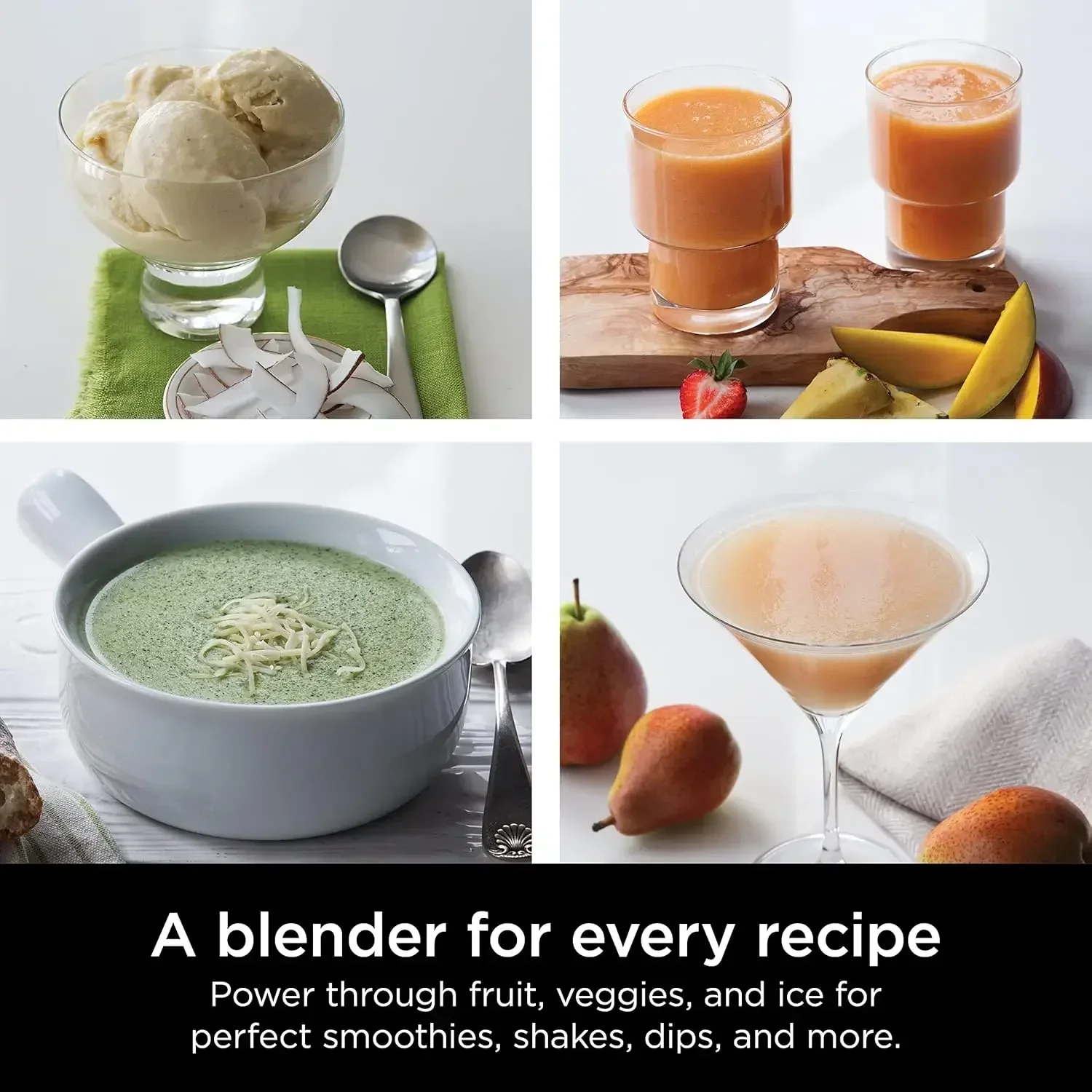 ez Ninja BL 610 Professional 72 Oz Countertop 1000-Watt Base and Total Crushing Technology for Smoothies