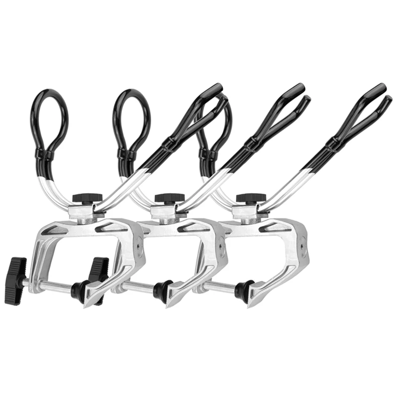 

New3pcs Fishing Rod Holders For Boat,Metal 360 Degree Fishing Pole Rod Racks,Boat Marine Fishing Pole Support Holder