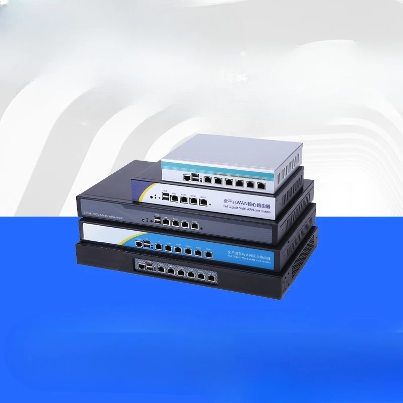 Router, Industrial Computer Gigabit Port J1900 Full Routing Chassis Microcomputer