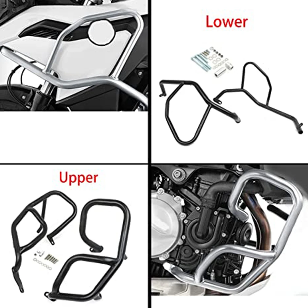 

For BMW F850GS F750GS F 750 850 GS 2017-2023 Motorcycle Engine Guard Fairing Frame Protector Upper Lower Crash Tank Bar Bumper