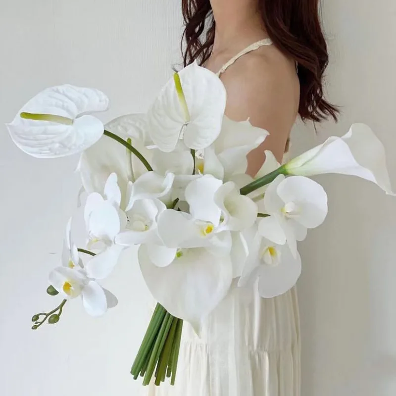 ins-bride-bouquet-tulip-certificate-marriage-registration-wedding-photo-studio-simulation-flower-props-home-decoration