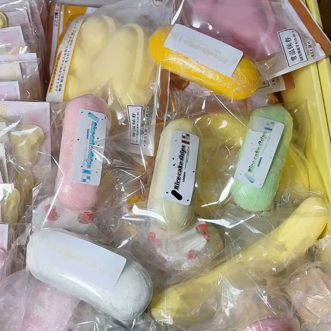 Squishy Mochi fruta pan apretar PU juguetes de rebote lento súper suave realista pan comida juego divertido descompresión ventilación Fidget