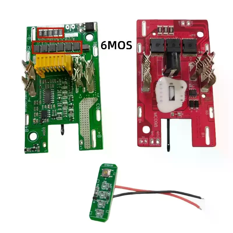 

1 Set Li-ion Battery BMS PCBA Charging Protection Circuit Board For 18V Lithium Battery Chip BL1860 BL1830 Control Motherboard