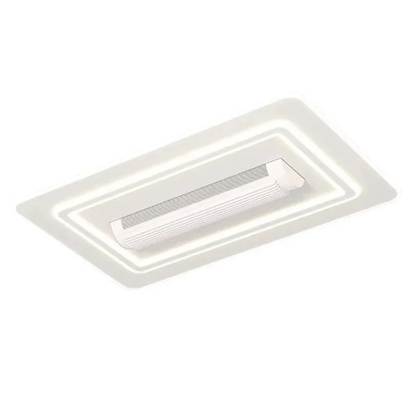 Imagem -06 - Lâmpadas Led Ventilador de Teto com Controle Remoto Espectro Bladesess Moderno Interior Iluminação Sala Quarto Metal Acrílico Novo